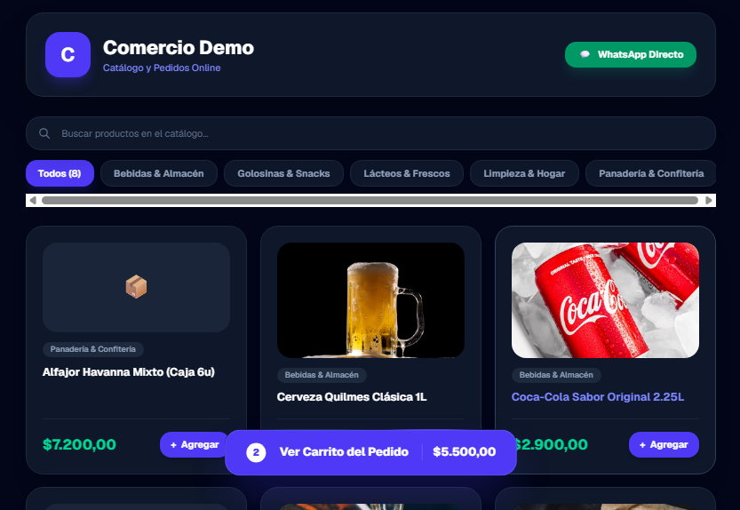 Catálogo Online y Tienda Web PuntoPro